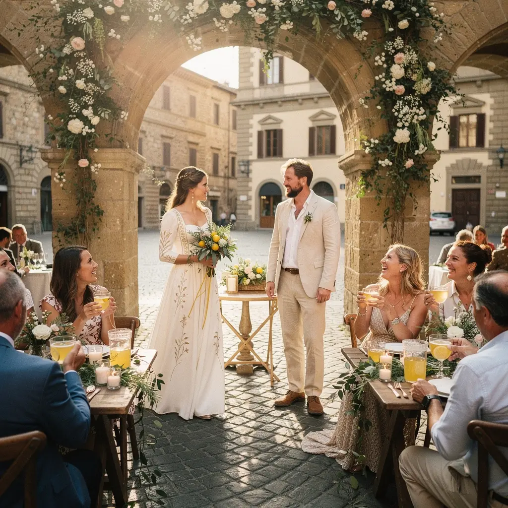 Renaissanso stiliaus arbatos puodelis, papuoštas citrinų žiedais