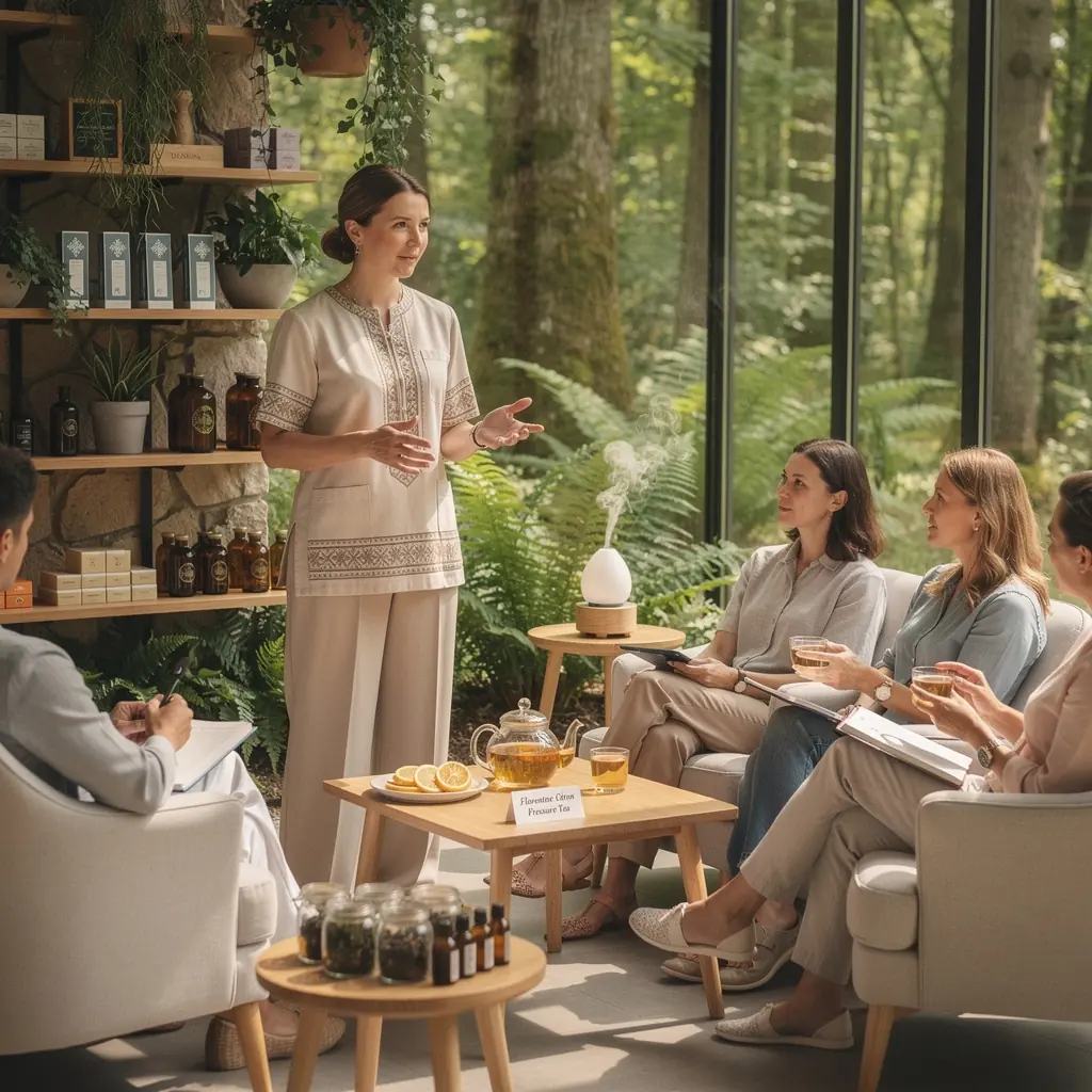 Gėlių ir augalų kompozicija, atspindinti Italijos sodų grožį.