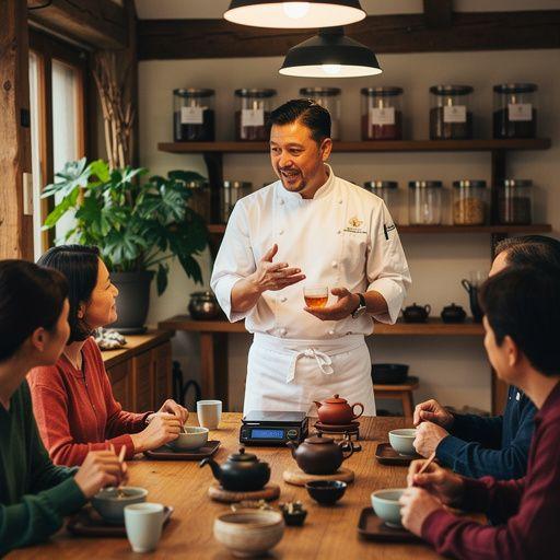 Florentiniškas citrininis gėrimas, patiekiamas ant natūralaus medžio stalo